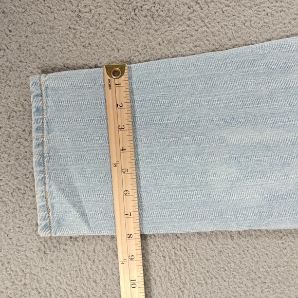 And Now This Jeans Womens 26 Light Wash Straight Leg High Rise Denim 100% Cotton - Picture 15 of 16
